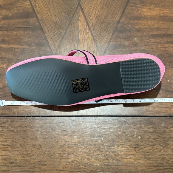 Cider Pink Flats with Black Trim - Picture 4 of 6